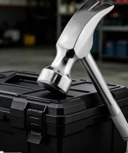 Mini 6-in-1 Multi-Tool Hammer: Portable Design with Screwdriver and Claw Hammer